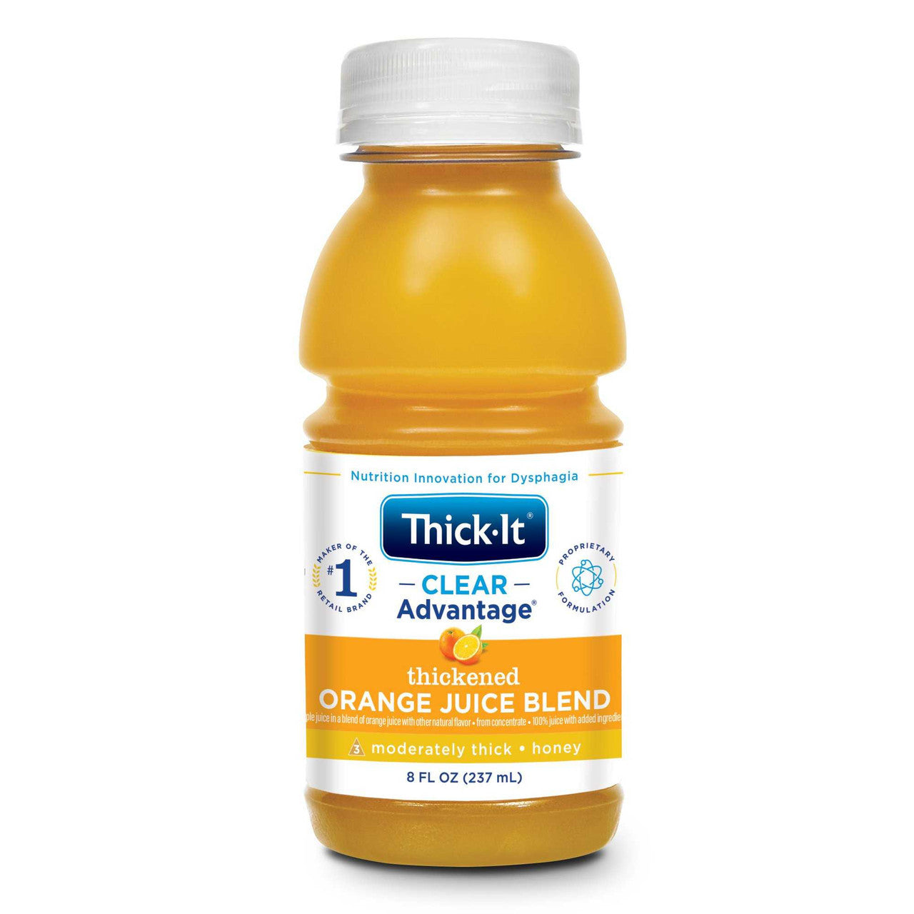 803176 - Precision - Thickened Beverage Thick-It AquaCareH2O 8 oz. Bottle Orange Ready to Use Honey B478-L9044 Pack of 1, (EA)