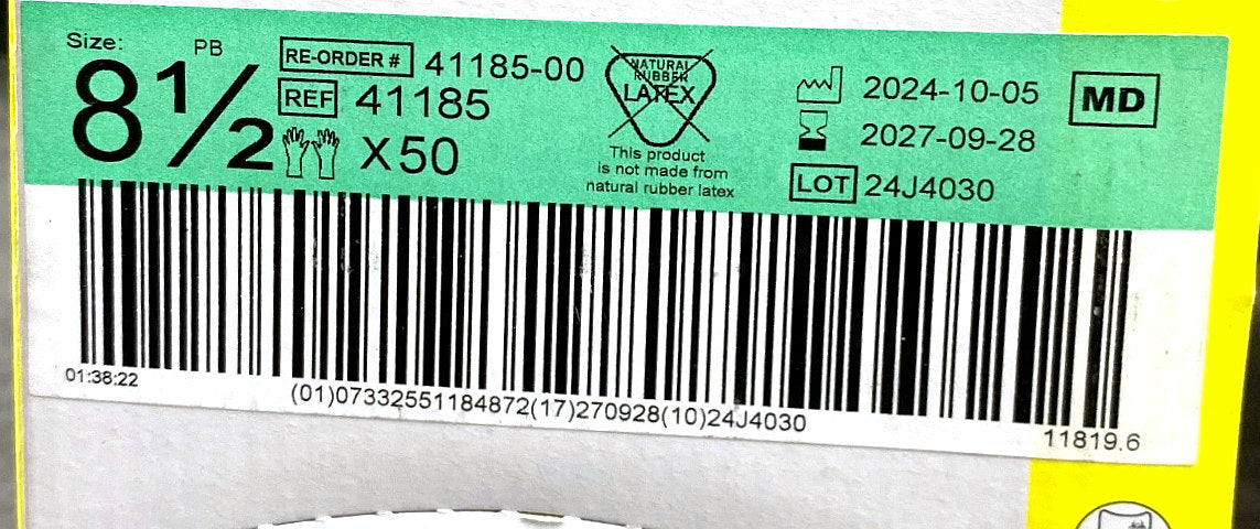 41185 - MÖLNLYCKE - Biogel PI UltraTouch 8.5 x50 US, (BX/50)