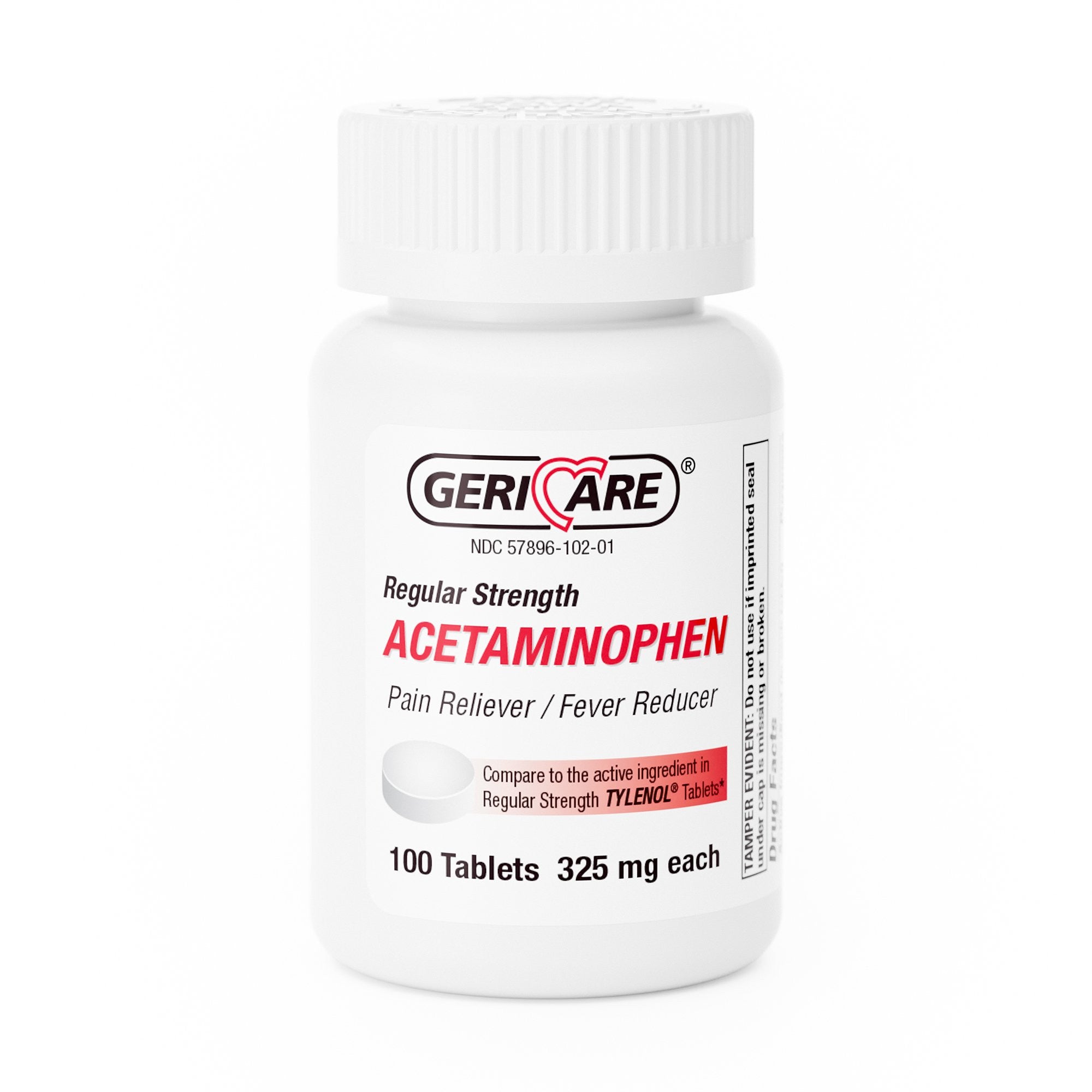 555686 - Geri-Care - Geri-Care Pain Relief 325 mg Strength Acetaminophen Tablet , 101-01-GCP, Case of 12, (CS)