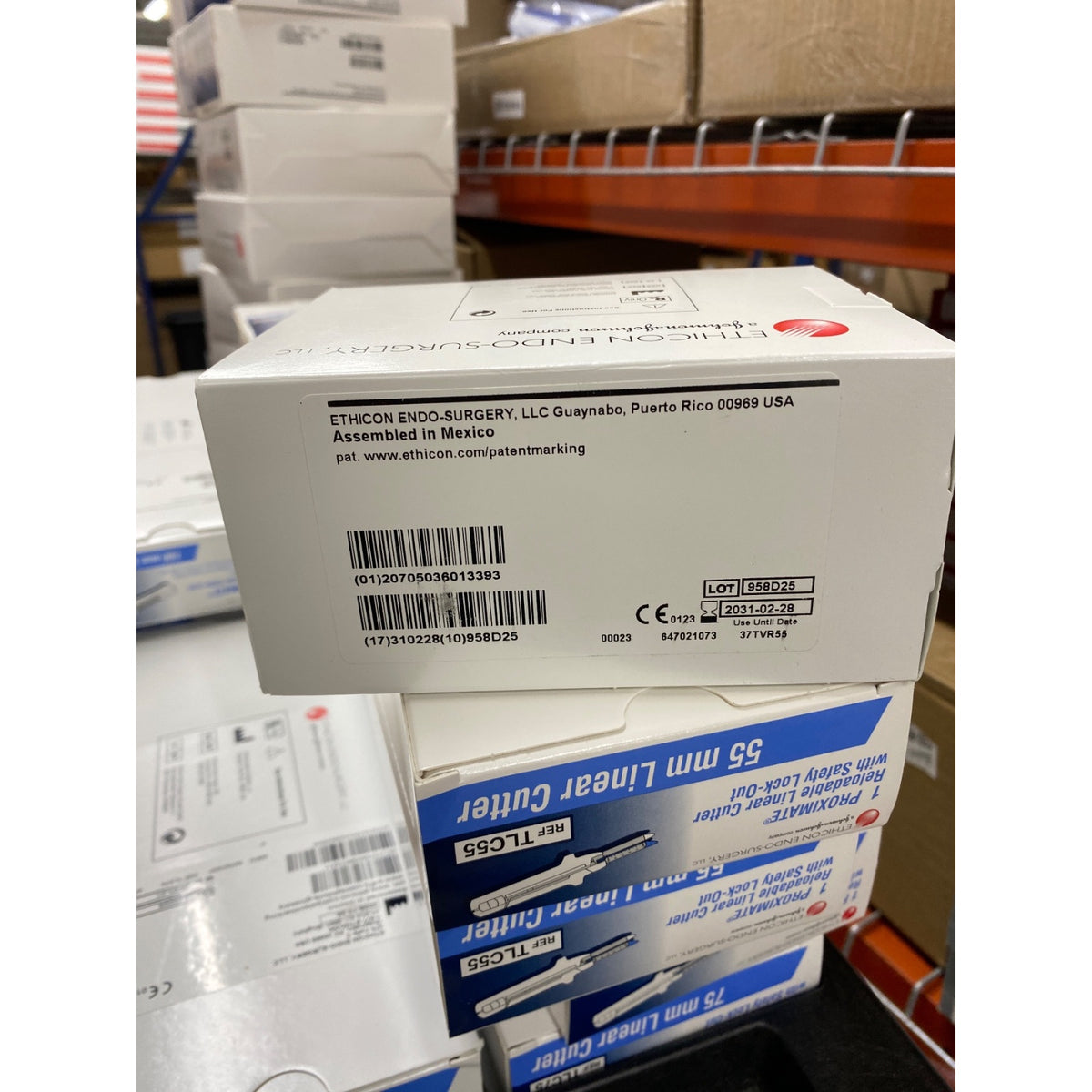 TVR55 - ETHICON - PROXIMATE VASCULAR LINEAR CUTTER RELOAD, 55mm, White, (BX/12)