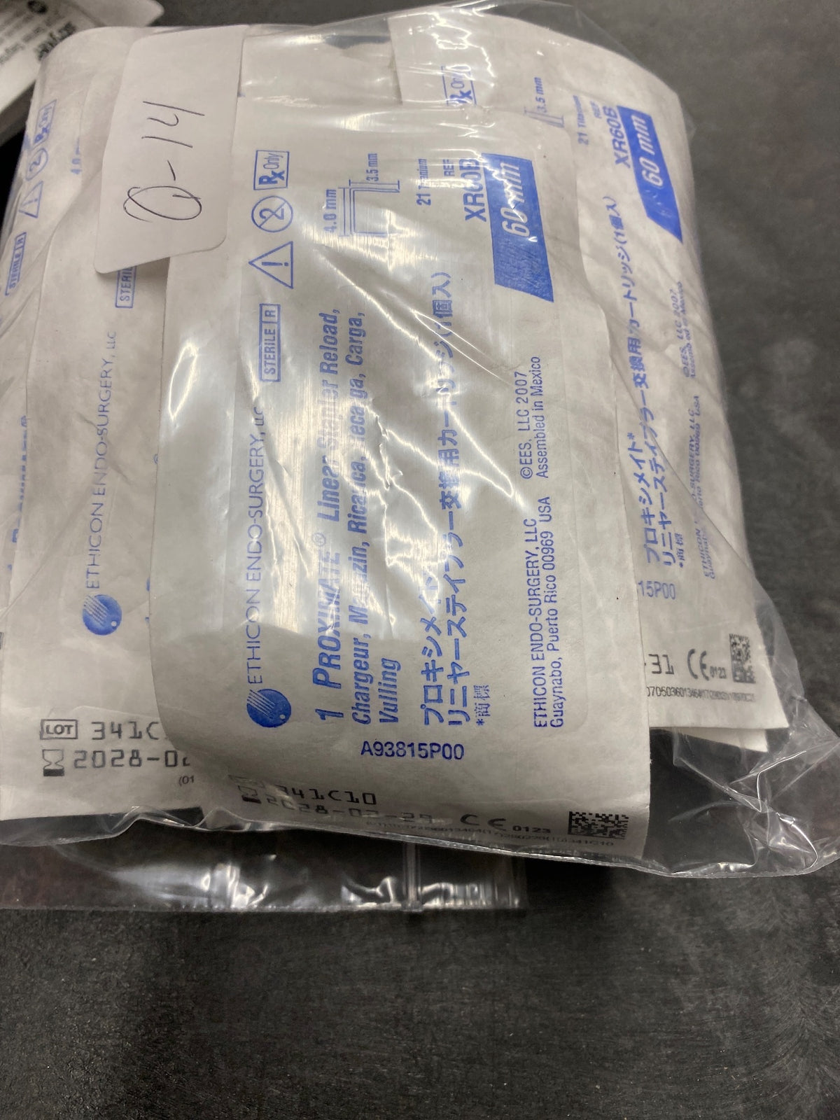 XR60B - ETHICON - Proximate Linear Stapler Reloads, (EA/1)