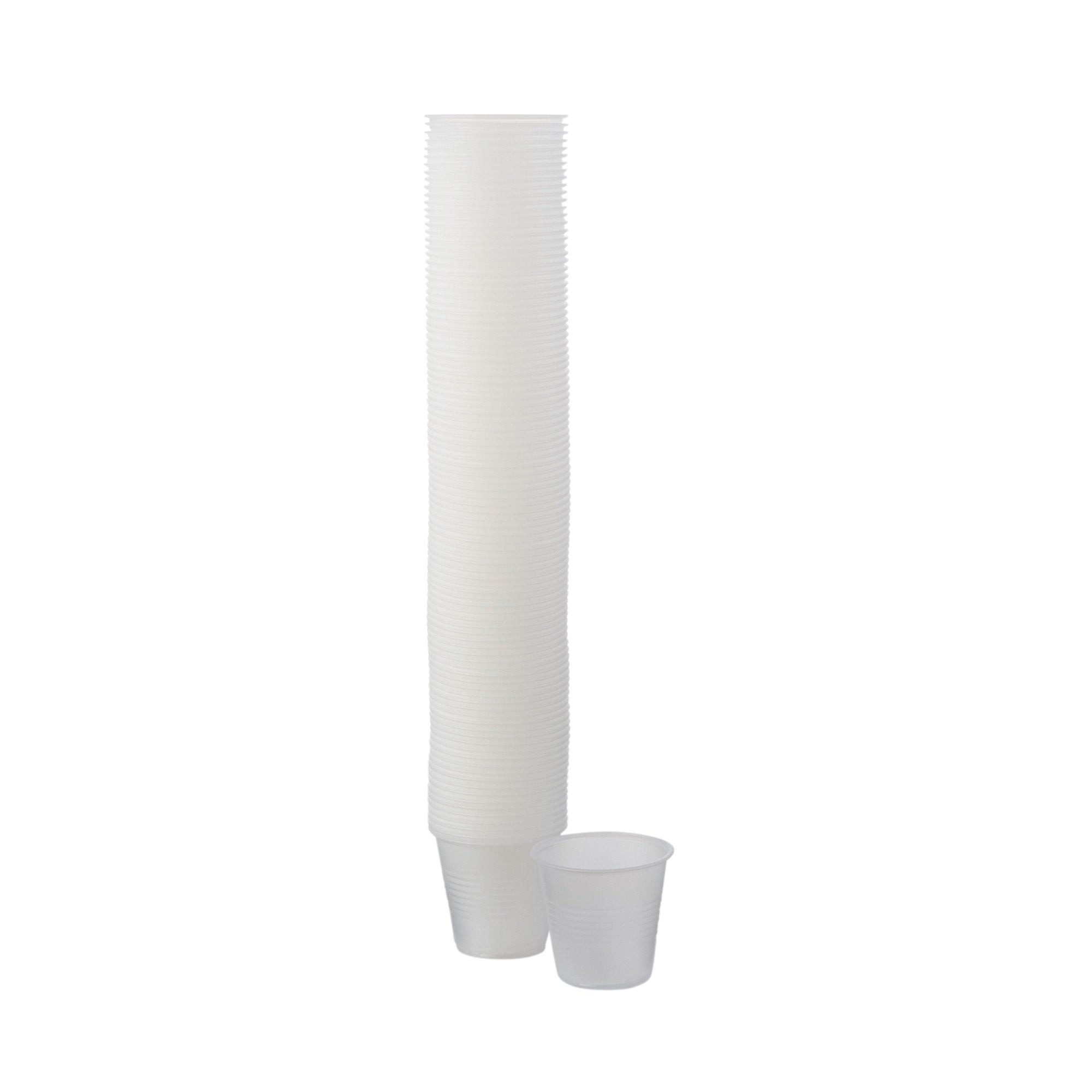 1014664 - Conex Galaxy - Conex Galaxy 3.5 oz Plastic Drinking Cup Translucent, Y35, Sleeve of 100, (SL)