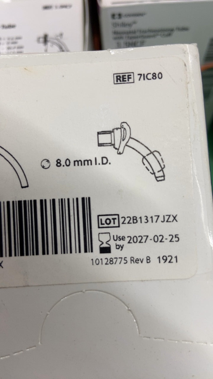 7IC80 - COVIDIEN - Shiley 7IC80 7.0 mm I.D. 77 mm, (BX/10)