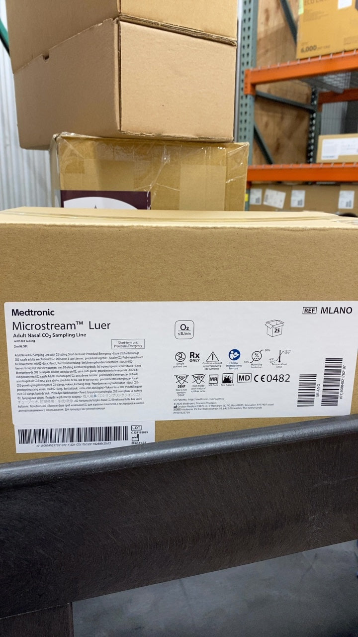 MLANO - MEDTRONIC - Microstream™ Luer Adult Nasal CO2 Sampling Line, (BX/25)