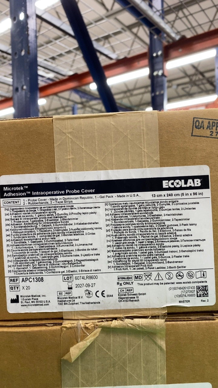 APC1308 - ECOLAB - Adhesion Intraoperative Probe Cover, (BX/20)