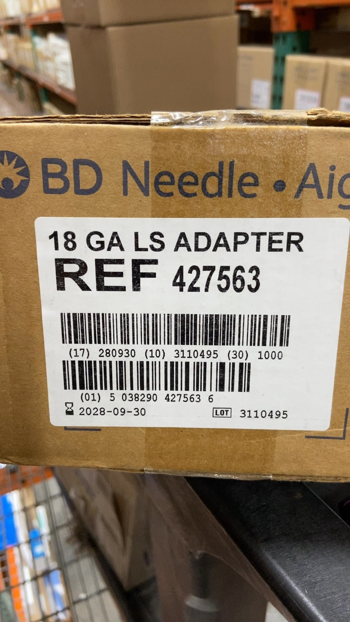 427563 - BD - 18 GA LS ADAPTER, (CS/1000)