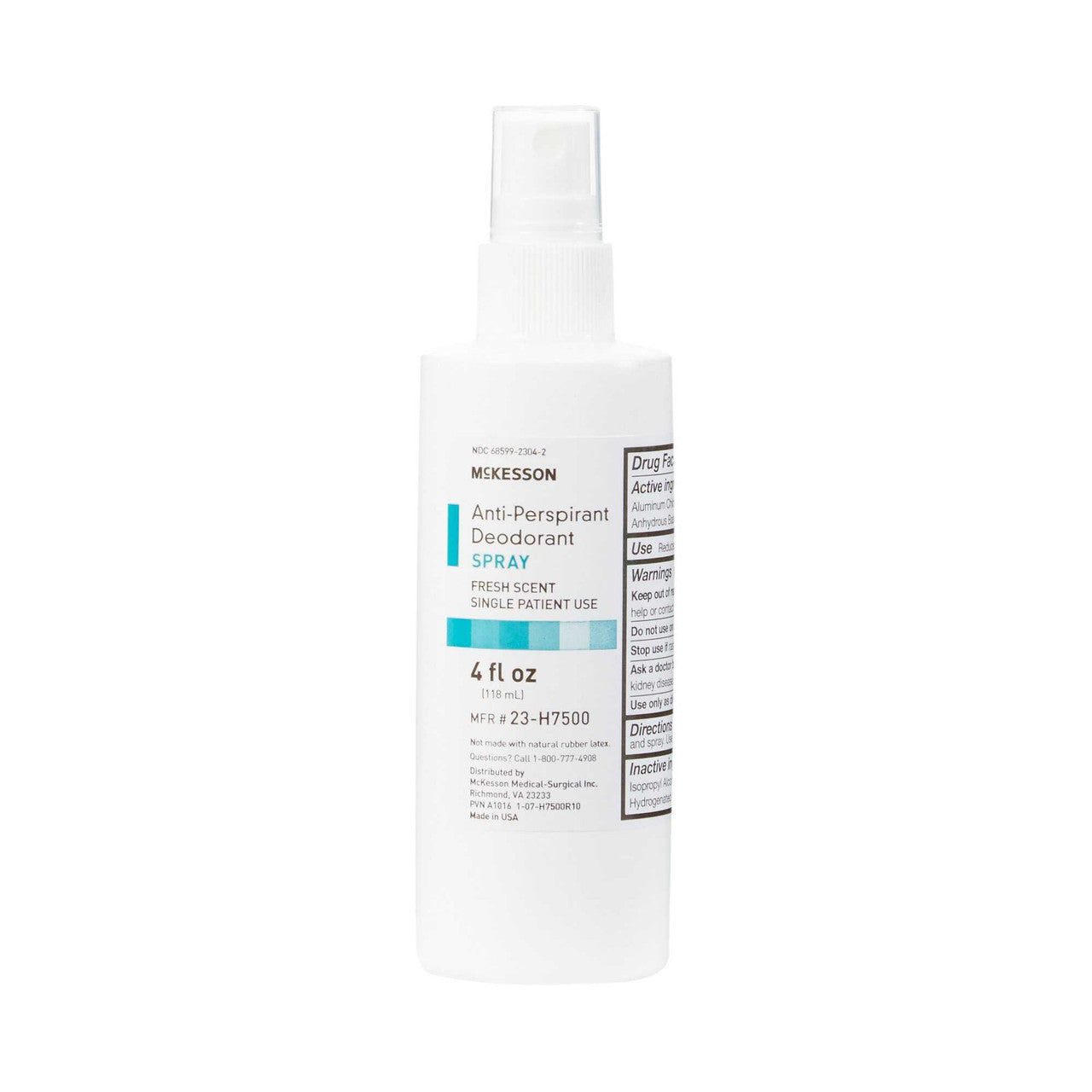 535099 - McKesson - McKesson Anti-perspirant Deodorant Spray, Fresh Scent, 4 oz., 23-H7500, Case of 48, (CS)