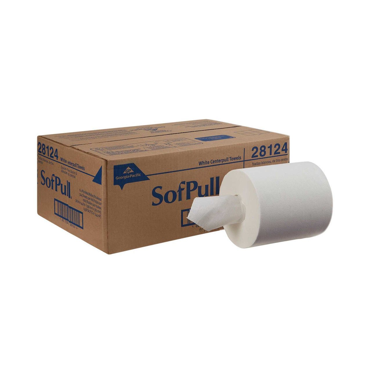 375287 - SofPull - Paper Towel SofPull Perforated Center Pull Roll 7-4/5 x 15 Inch 28124 Case of 6, (CS)