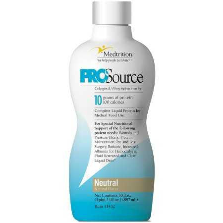 677960 - ProSource - ProSource Oral Supplement Neutral Flavor Liquid 30 oz. Bottle, 11432, Case of 4, (CS)