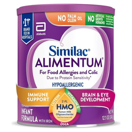 1008930 - Similac - Similac Alimentum Infant Formula, for Infant age 1 year with Food Allergies, 12.1 oz., Case of 6, (CS)