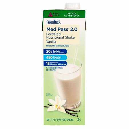 579408 - Med Pass - Med Pass 2.0 Oral Supplement Vanilla Flavor Liquid 32 oz. Carton, 27016, Pack of 1, (EA)